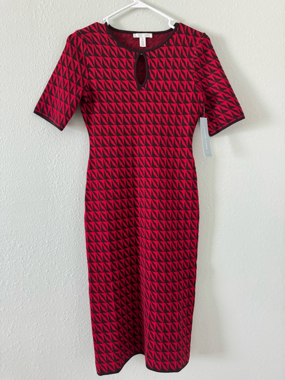 London Times Knit Sweater Dress